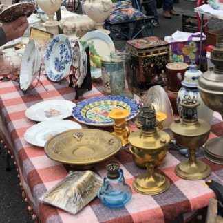 Objets anciens étain et cuivre