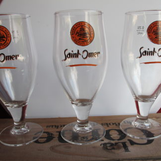Verre à bière tulipe à pied St Omer 50 cl